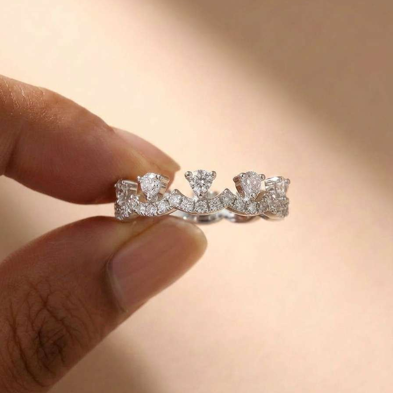 Women Accessories Sale - Bague Couronne en Argent Sterling 925