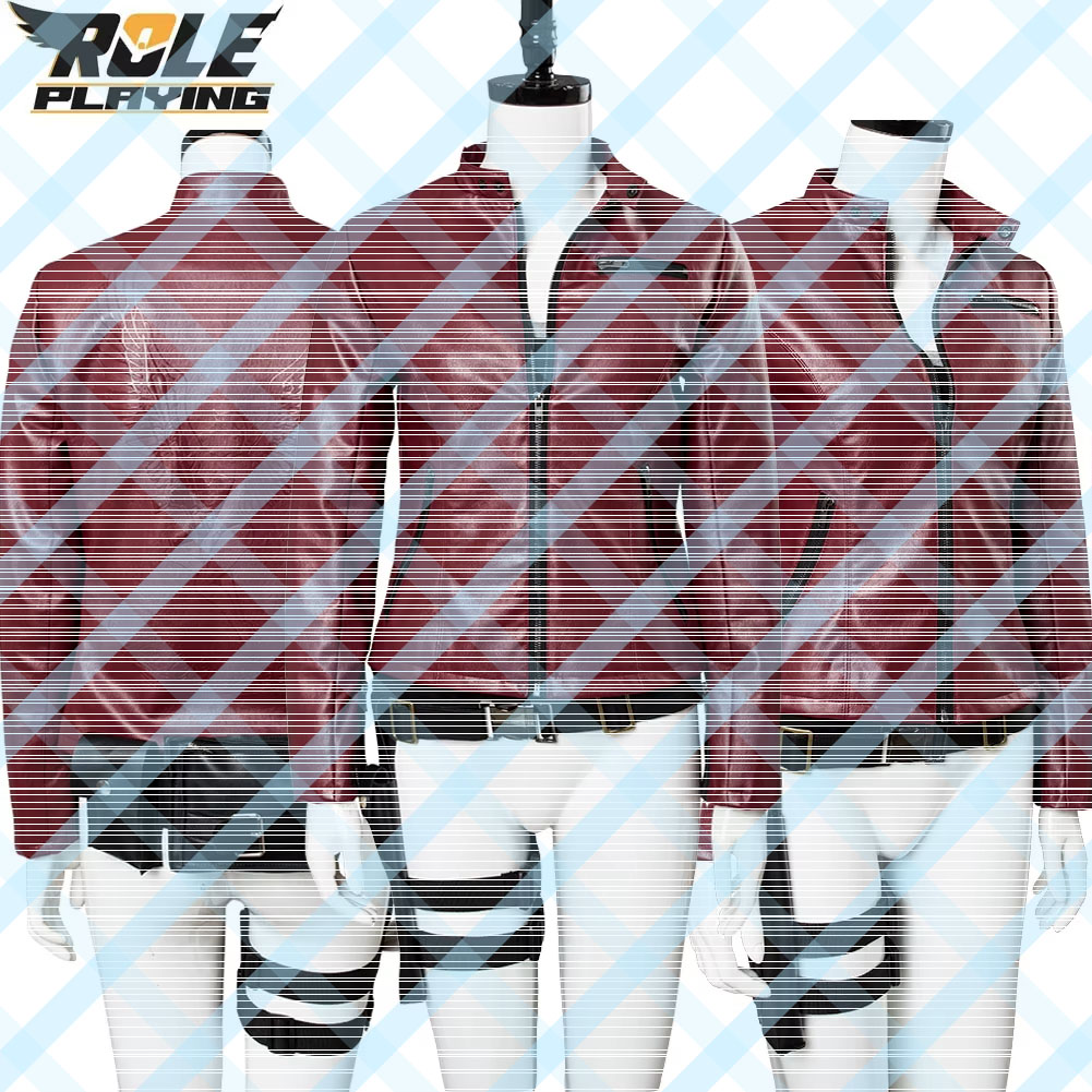 Women'S Red Accessories - Costume de Claire Redfield, comprenant une