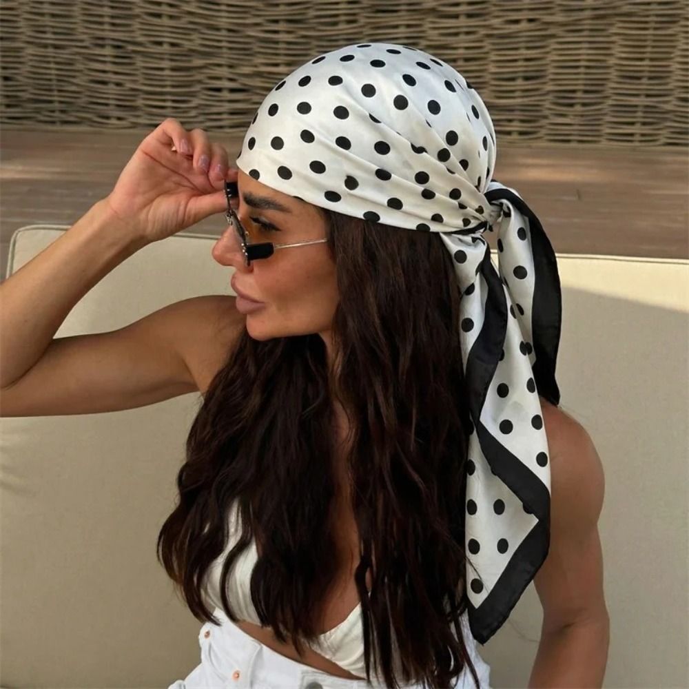 Écharpe élégante à pois imprim - Women'S Accessories Clothing avis et prix