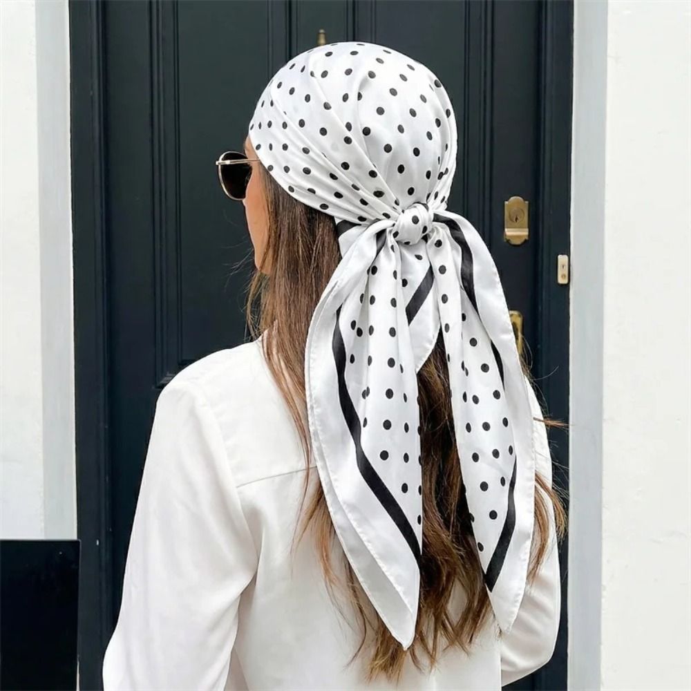 Écharpe élégante à pois imprim - Women'S Accessories Clothing avis et prix