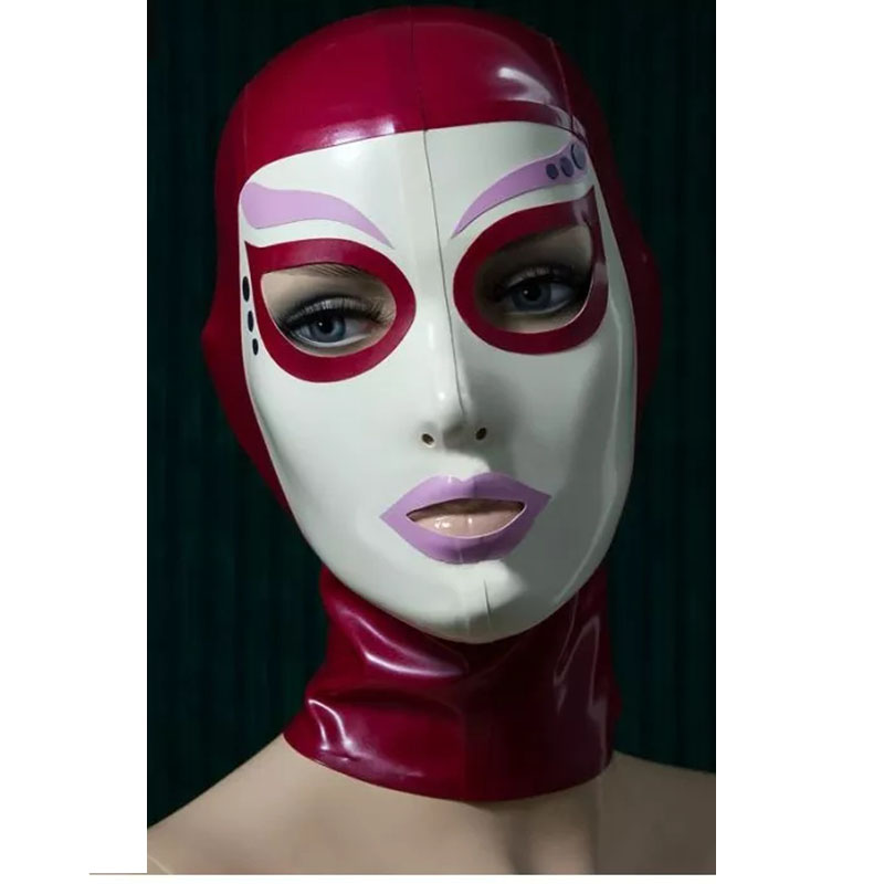 Masque en caoutchouc à capuche - Women'S Red Accessories avis et prix