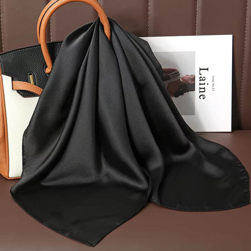 Foulard carré de luxe en soie  - Silk Scarf Square avis et prix