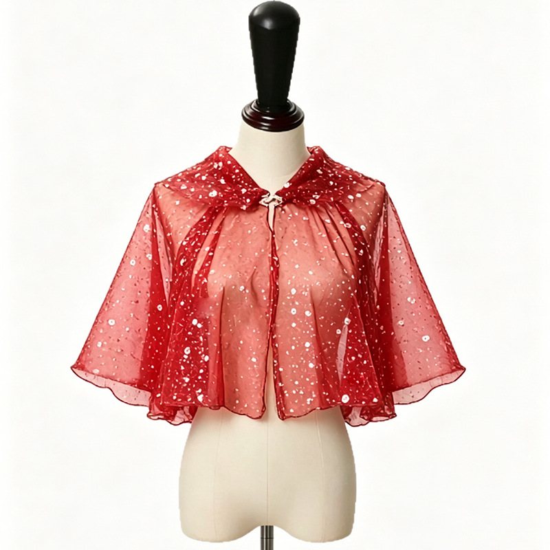 Costume de scène - cape courte - Women'S Red Accessories avis et prix