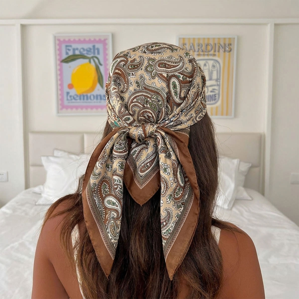 Nouveau design, foulard carré  - Silk Scarf Square avis et prix