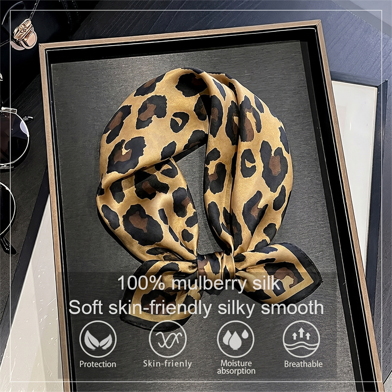 Foulard carré 100% soie imprim - Silk Scarf Square avis et prix